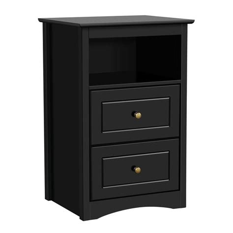 Buy Yaheetech Bedside Table Black Bed Cabinet Sofa Side End Table