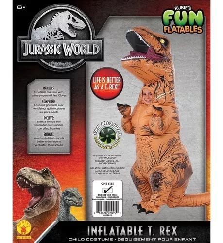 Disfraz Dinosaurio Inflable Jurassic World T Rex Para Niños En Venta En Puebla Puebla Por Sólo