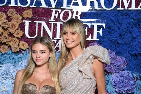 Heidi Klum And Her Model Daughter Leni Looked Like Twins On The Red