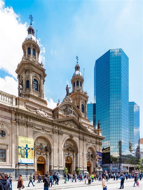 Catedral Metropolitana De Santiago Op Plaza De Armas Chili