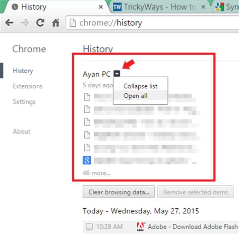 Home › world view › how do i view my computer history? How to Access Open Tabs on Other Computers Google Chrome