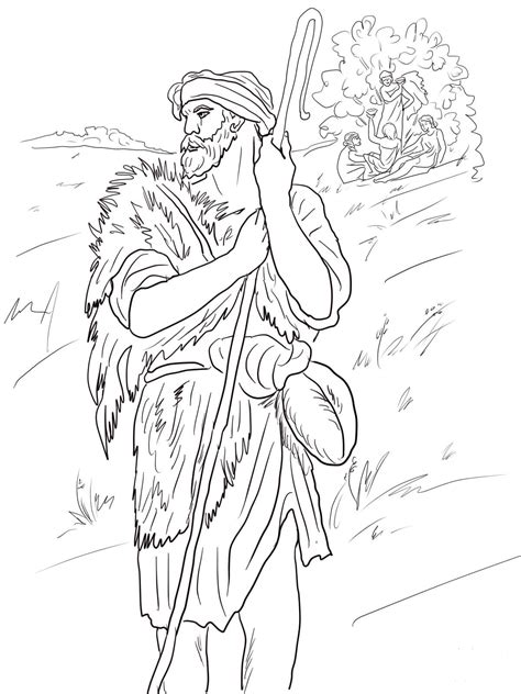 The Prophet Amos Coloring Page Colouringpages