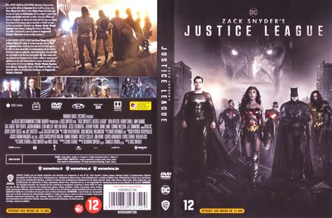 Jaquette Dvd De Zack Snyders Justice League Cinéma Passion