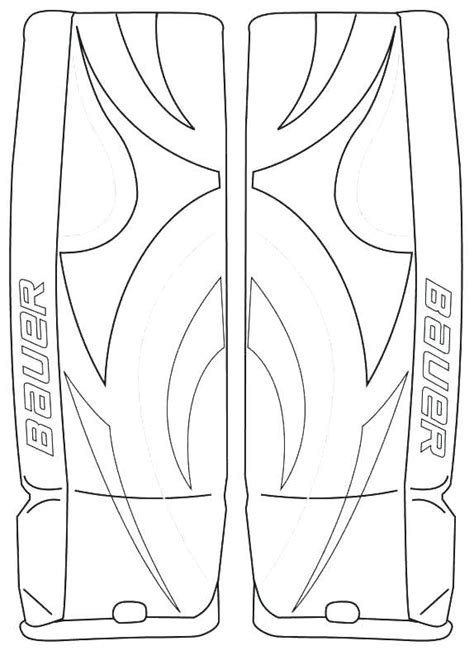 Select print at the top of the page, and the advertising and navigation at the top of the page will be ignored, or 2) click on the image in. Goalie Mask Coloring Pages at GetColorings.com | Free ...