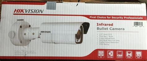 hikvision 700tvl varifocal ir outdoor bullet camera with 2 8 12mm lens ccd day