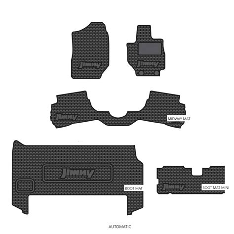 Suzuki Jimny GA GL Mat Set Full 2018 To Present Rubber Direct