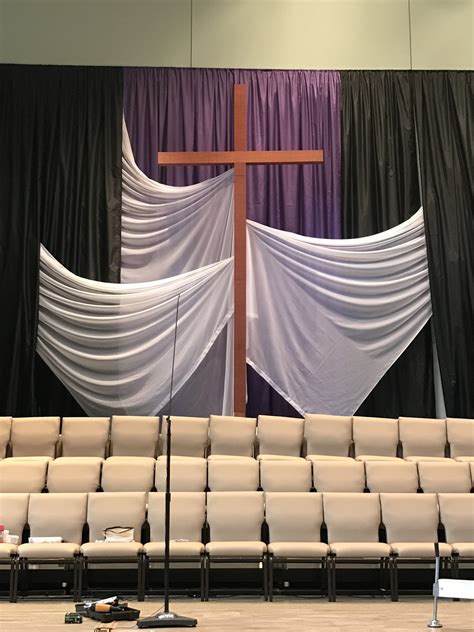 Cross And Fabric Church Stage Design Ideas Scenic Sets And Stage