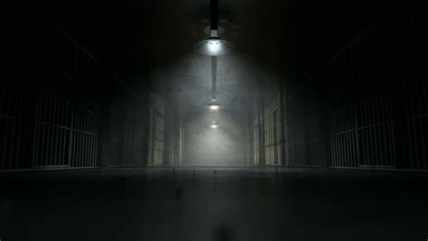A Concept Animation Of A Pan Down An Eerie Corridor In A Prison At