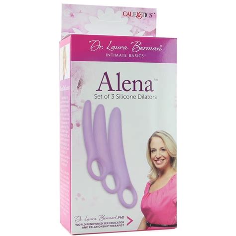 dr laura berman alena set of 3 silicone vaginal dilators kegel exerciser 716770090805 ebay