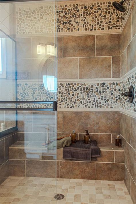 How to install a stone shower floor home guides sf gate you can turn your shower into a natural oasis with the installation of a stone floor. Doors, Shower walls and Dream shower on Pinterest