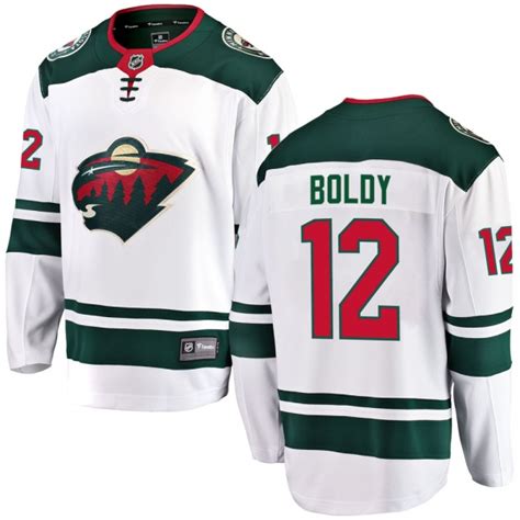 Mens Matt Boldy Minnesota Wild Fanatics Branded Away Jersey