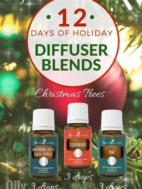12 Days Of Holiday Diffuser Blends Christmas Trees Oils Essential