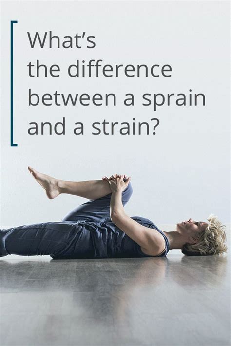 Sprain Vs Strain Whats The Difference Sprain Strains Massage