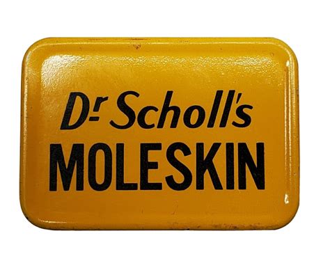 Vintage Dr Scholl S Moleskin Foot Plaster Tin Circa Rare Item