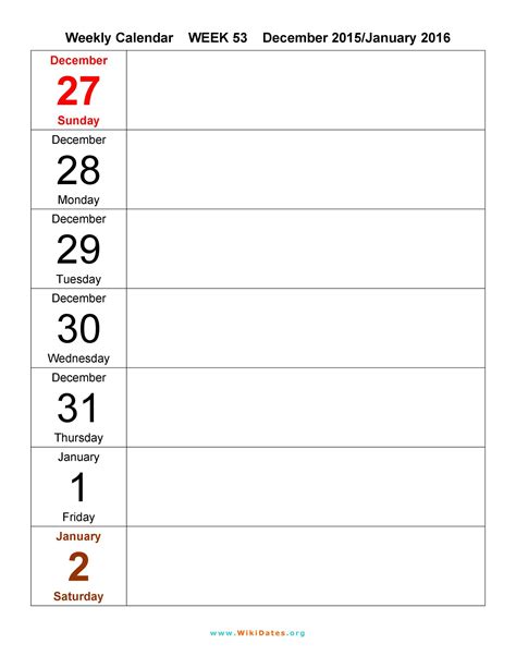 26 Blank Weekly Calendar Templates Pdf Excel Word Templatelab