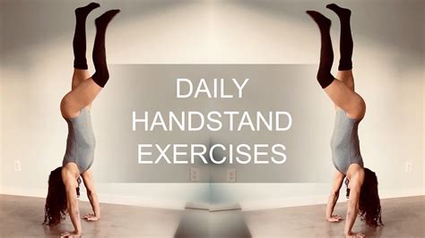 Easy Beginner Handstand Exercises Youtube
