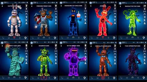 All Animatronics From Fnaf Ar Special Delivery Youtube