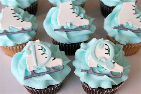 Figure Skate Cupcakes Rebecca Cakes And Bakes