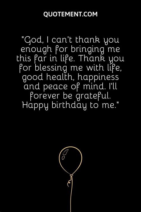 Thank You God For My Birthday
