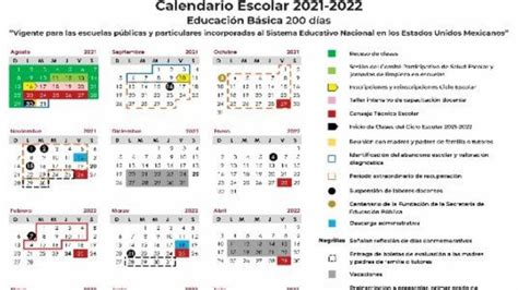 Calendario Escolar 2021 2022 De La Sep Fechas Clave Del Próximo Ciclo