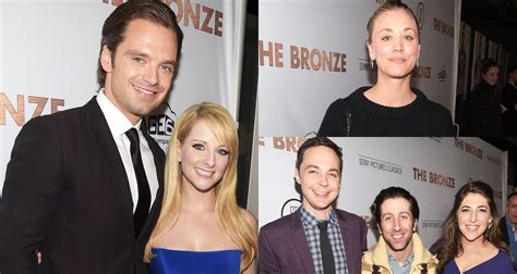 Sebastian Stan And Melissa Rauch Get Support From ‘big Bang Theory Cast