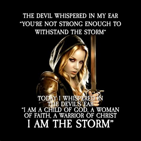 •my printable wall art makes for an easy and inexpensive way to decorate your. The Devil Whispered in My Ear Bible Verse - I Am The Storm ...