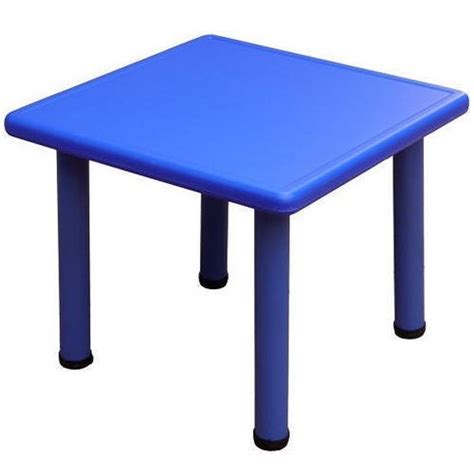 Blue School And Home Square Table Dimensions 60 Cm X 60 Cm At Rs 2100