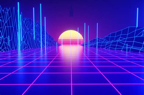 2560x1700 Retrowave Tron Grid Chromebook Pixel Hd 4k Wallpapers Images