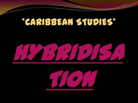Models Of Caribbean Societies Ppt