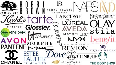 Beauty Brand Logos Famous Cosmetic And Makeup Brand Logos