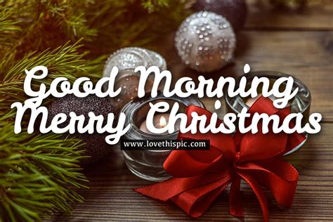 If you are landed in this article, no doubt are looking for awesome good morning images hd. Red Bow Good Morning Merry Christmas Image Pictures ...
