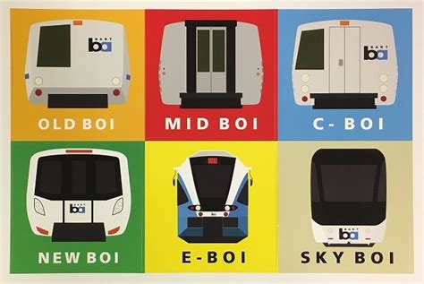 BART Sticker Train Sheet Railgoods