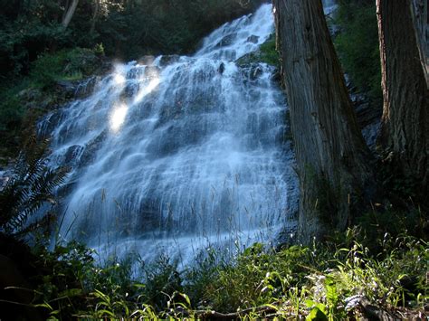 Hintergrundbilder Sonnenlicht Bäume Landschaft Wald Wasserfall