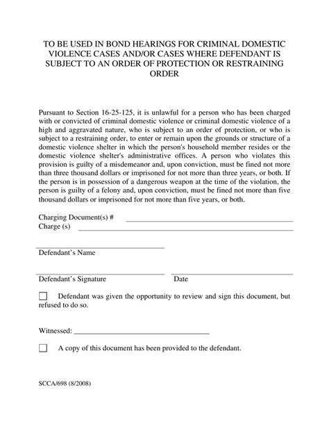 Form Scca698 Fill Out Sign Online And Download Printable Pdf South