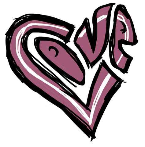 Drawing Graffiti Heart Clip Art Library