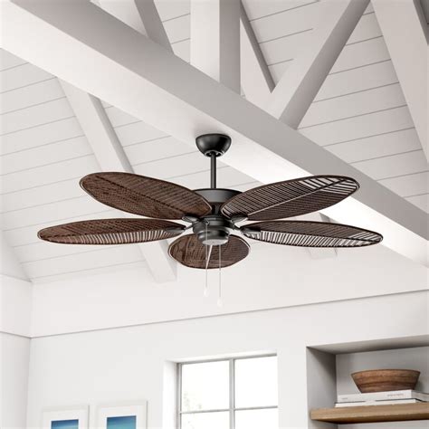 Replacement white blade with blade arm 60 in. Beachcrest Home 52" Kateri 5 Blade Outdoor Ceiling Fan ...