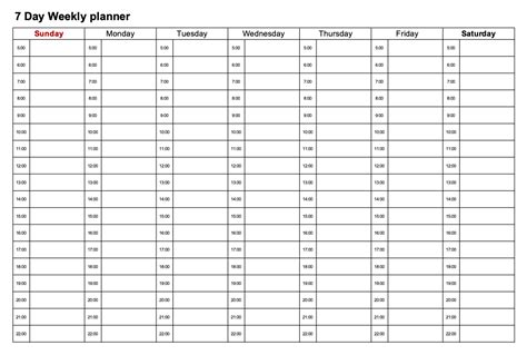 8 Free Printable Time Blocking Templates Excel And Pdf Quidlo
