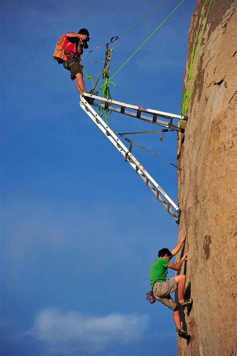 The Secret To Photographing Rock Climbing Is A Ladder Fstoppers