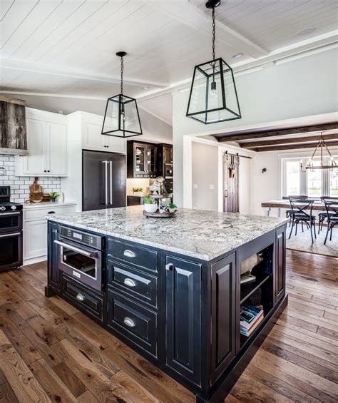 White Shiplap Kitchen With Dark Cabinets 75 Beautiful Shiplap Ceiling