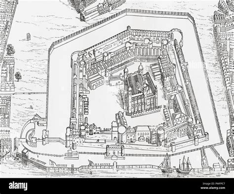 1688 Tower Of London Birds Eye View Hi Res Stock Photography And Images