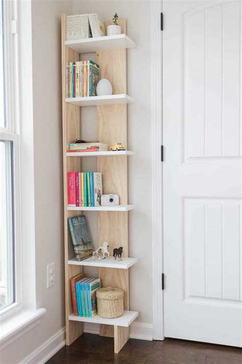 Diy 60 Corner Bookcase One Room Challenge Week 3 Free And Unfettered