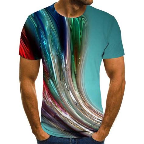 men s t shirt 3d printed t shirt o neck male t shirt fashion 3d printing t shirt 2020 summer new