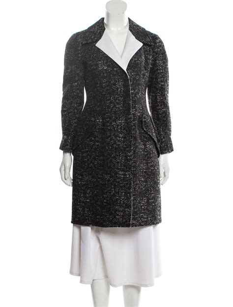 Christian Dior 2014 Tweed Pattern Trench Coat Clothing Chr133057