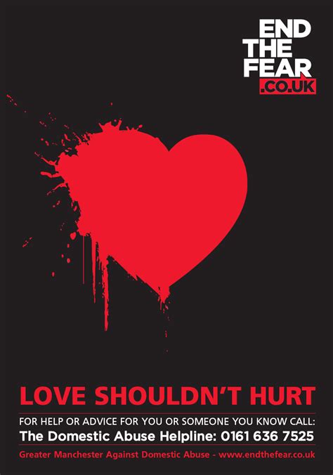 Love Shouldn T Hurt On Valentines Day End The Fear