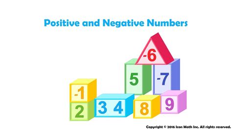 Probably the easiest way to visualise negative and positive numbers is using a number line, a tool with which you may well be familiar, especially if you have children at primary school. Positive and Negative Numbers - YouTube