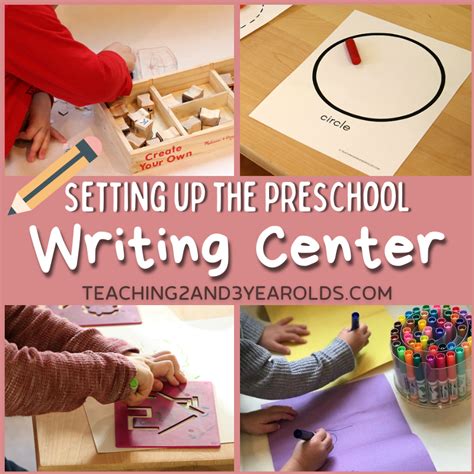 How To Set Up An Inviting Preschool Writing Center