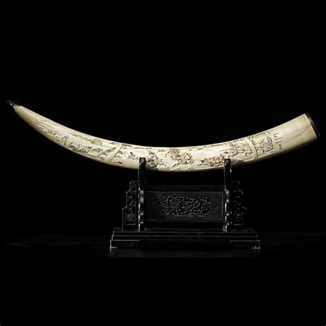 Japanese Carved Ivory Tusk Auctions And Price Archive