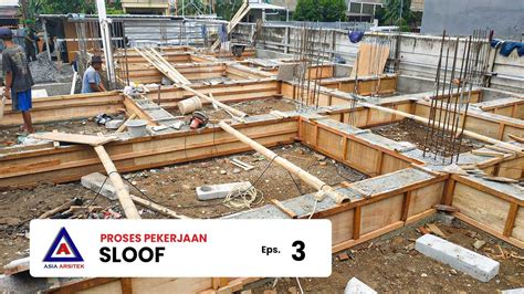 Tahap Pekerjaan Sloof Rumah Tinggal Pengertian Fungsi Ukuran Sloof