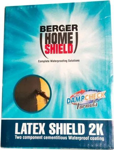 Berger Home Shield Latex Shield 2k Water Proofing Coating 1kg At Rs