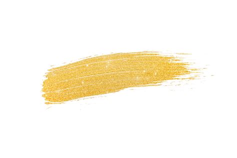 Gold Brush Stroke For Design Png